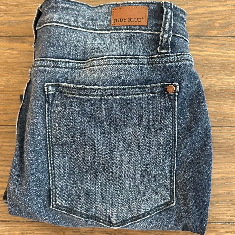 Judy Blue Skinny Fit Capri Jeans Size 11/30 Gently‎ Worn